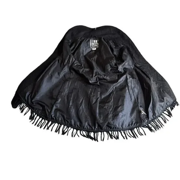 Billabong Black Coat with Fringe Womens Size S - Picture 4 of 12